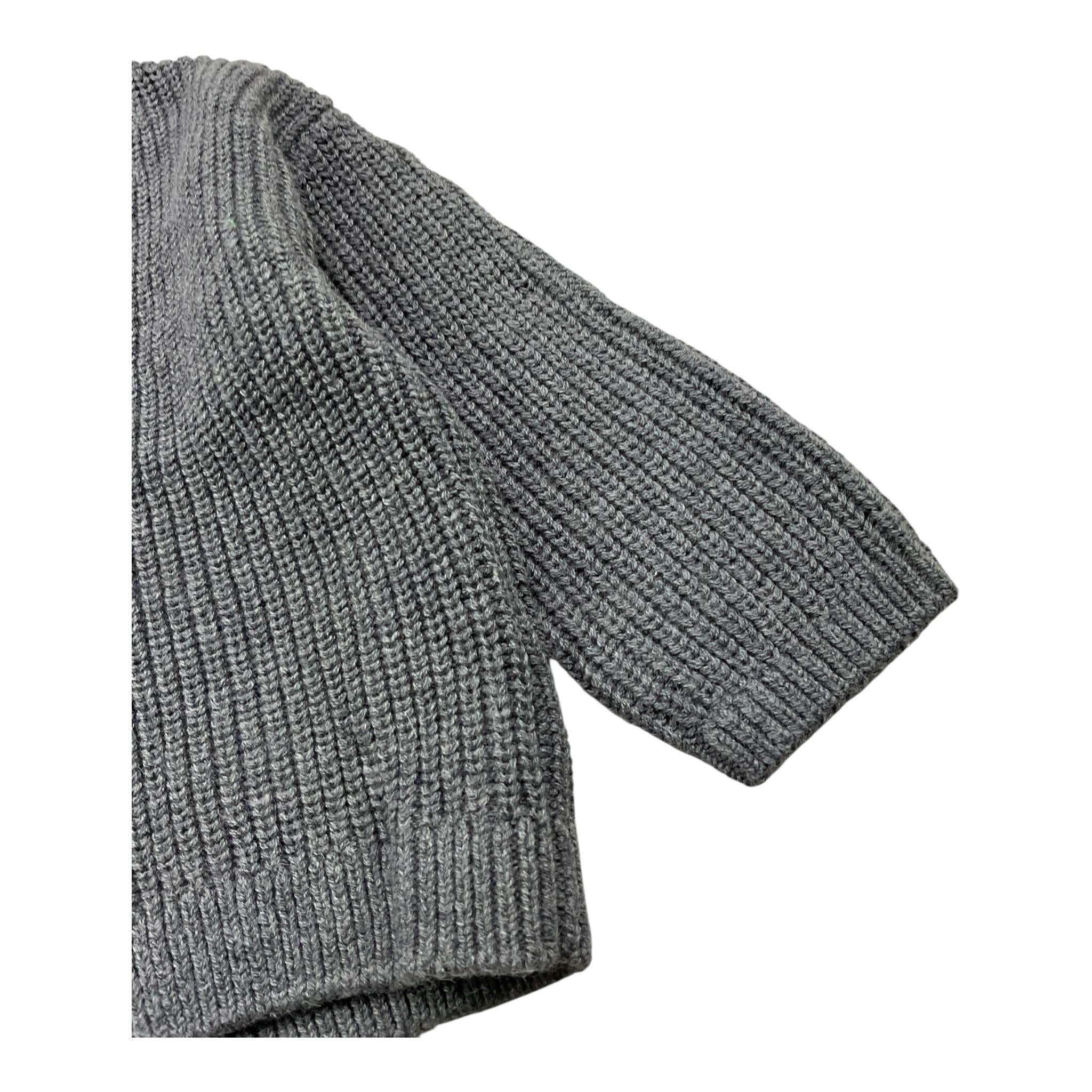 MINI BANDA cardigan tinta unita con bottoni Grigio per Neonato 37650 GRIGIO MINI BANDA