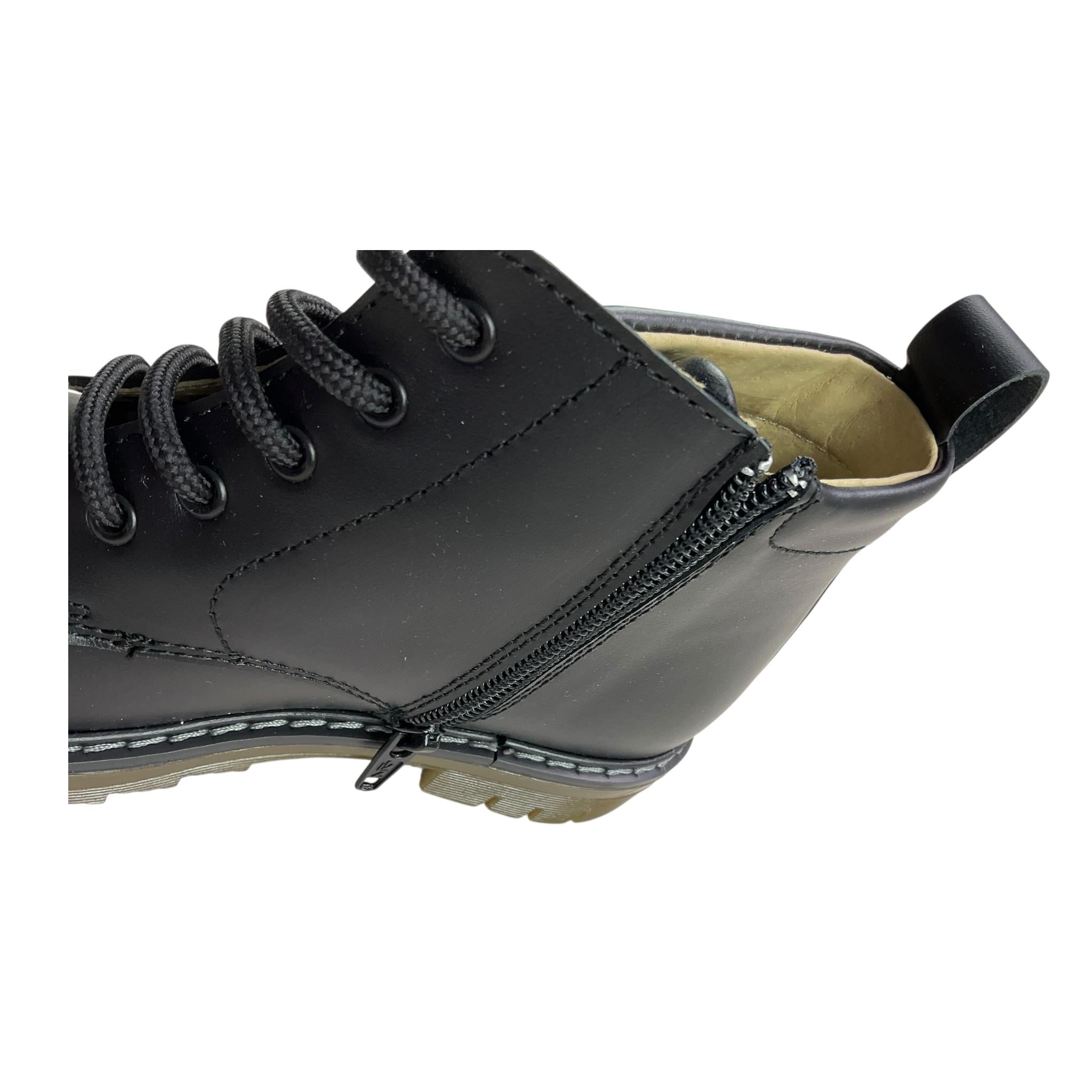 PANYNO stivali tinta unita lucidi Nero per Bambino B2741J NERO PANYNO