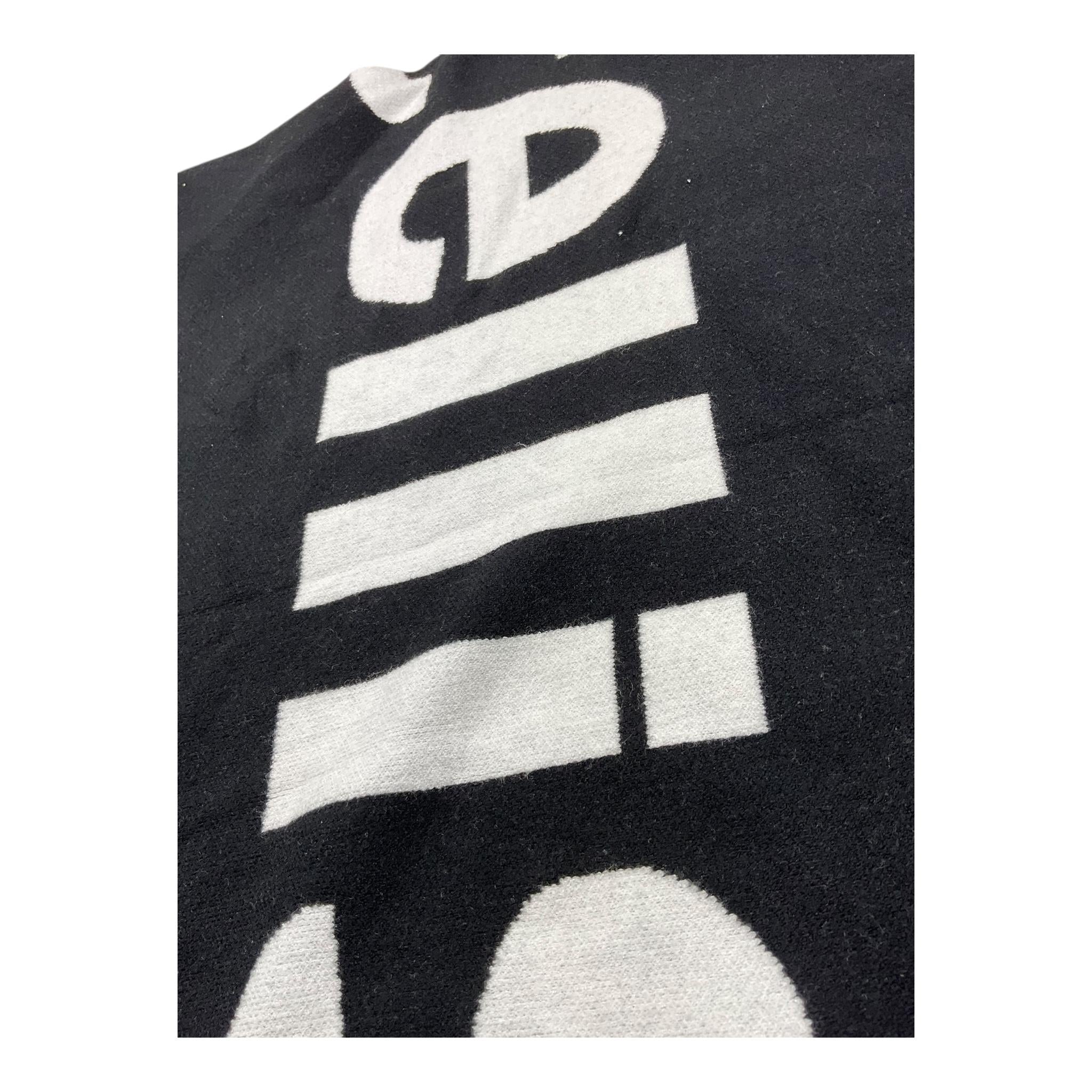 MARC ELLIS mantella bicolore con logo Nero/bianco per Bambina JMJSW15390 NERO/BIANCO MARC ELLIS