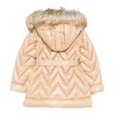 LIU JO giubbino tinta unita con zip e cappuccio Cammello per Bambina KF4002TS031 CAMMELLO LIU JO