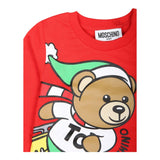 ICEBERG shirt girocollo tinta unita con stampa orso Rosso per Neonato MSO00RX ROSSO ICEBERG
