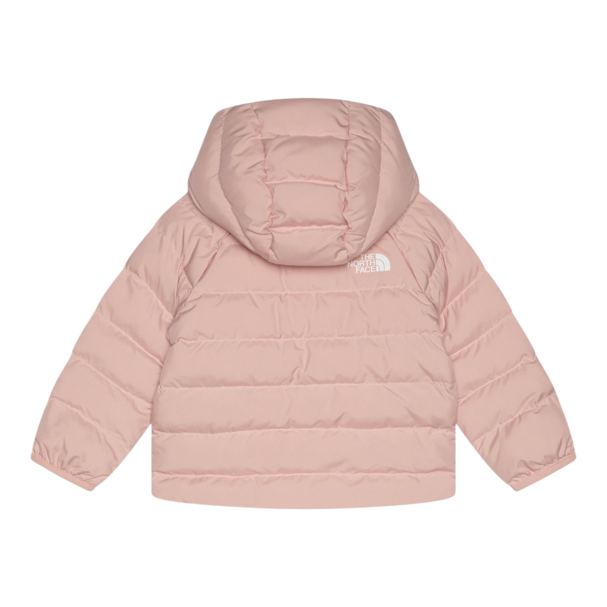 THE NORTH FACE giubbino bicolre reversibile con cappuccio e zip Rosa per Neonata NF0A88W3LK6 ROSA THE NORTH FACE