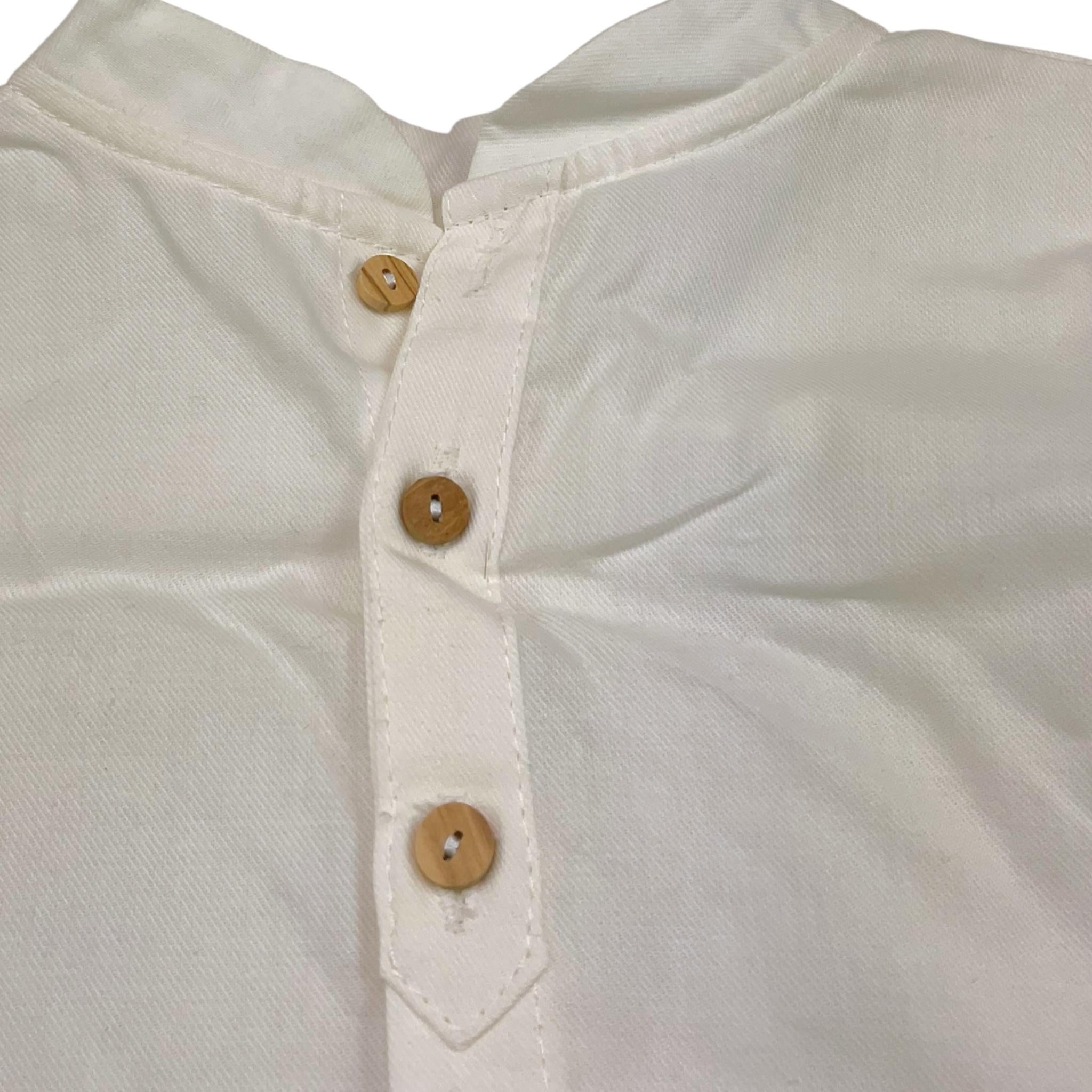 VALENTINA BEBES completo 3 pezzi maglia-camicia-bermuda Bianco per Bambino MAR84X BIANCO VALENTINA BEBES