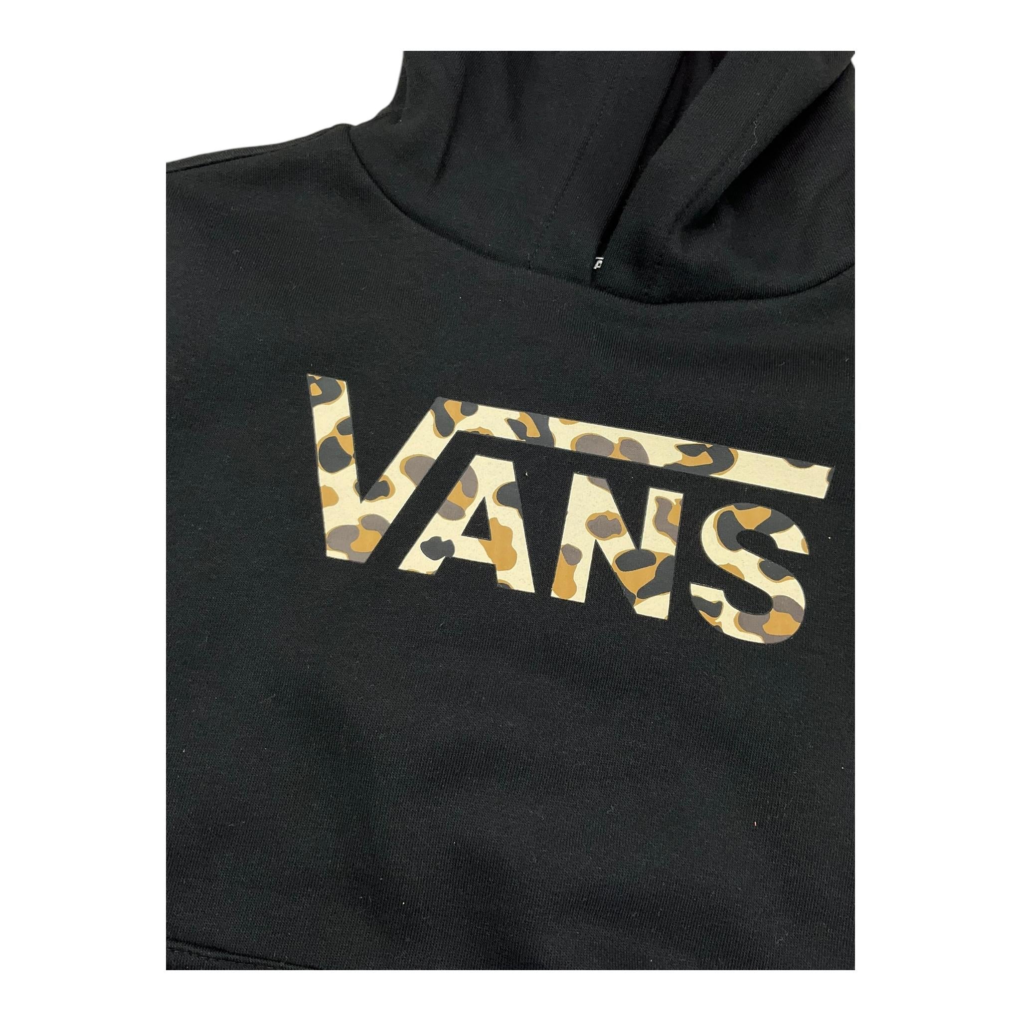 VANS felpa chiusa con cappuccio e stampa logo Nero per Bambino VN000K8WBLK NERO VANS