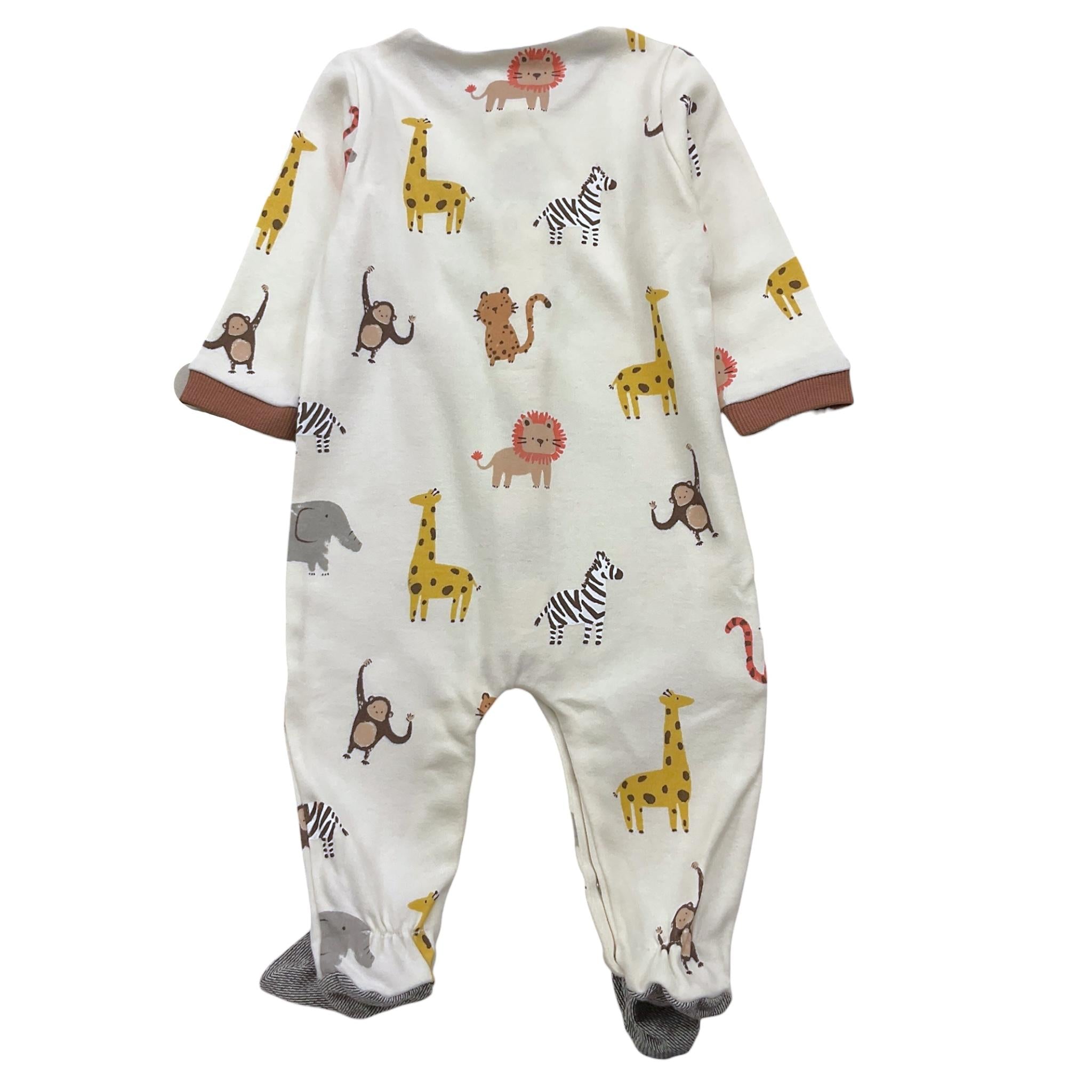 MAYORAL tutina tinta unita con stampa animali Bianco per Neonato SJDO BIANCO MAYORAL