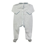 NANAN tutina tinta unita con stampa Azzurro per Neonato I2400106A AZZURRO NANAN