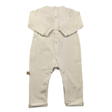 LALALU' tutina manica lunga in ciniglia con stampa in contrasto Bianco per Neonato TFL1N BIANCO LALALU'