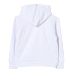 DSQUARED2 felpa tinta unita con cappuccio e stampa Bianco per Bambino DQ2615 BIANCO DSQUARED2