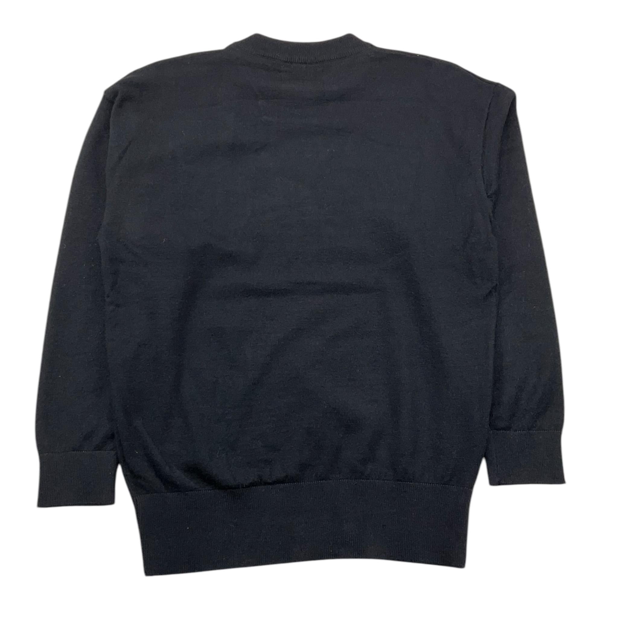 JOHN RICHMOND maglia girocollo tinta unita con stampa in contrasto Nero per Bambino RBA25011MA NERO JOHN RICHMOND