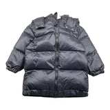 BALMAIN giubbino tinta unita con zip e cappuccio Nero per Bambino 6P2610 NERO BALMAIN