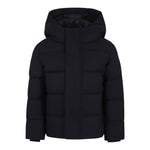 SAVE THE DUCK giubbino tinta unita con zip e cappuccio Nero per Bambino J31779B NERO SAVE THE DUCK