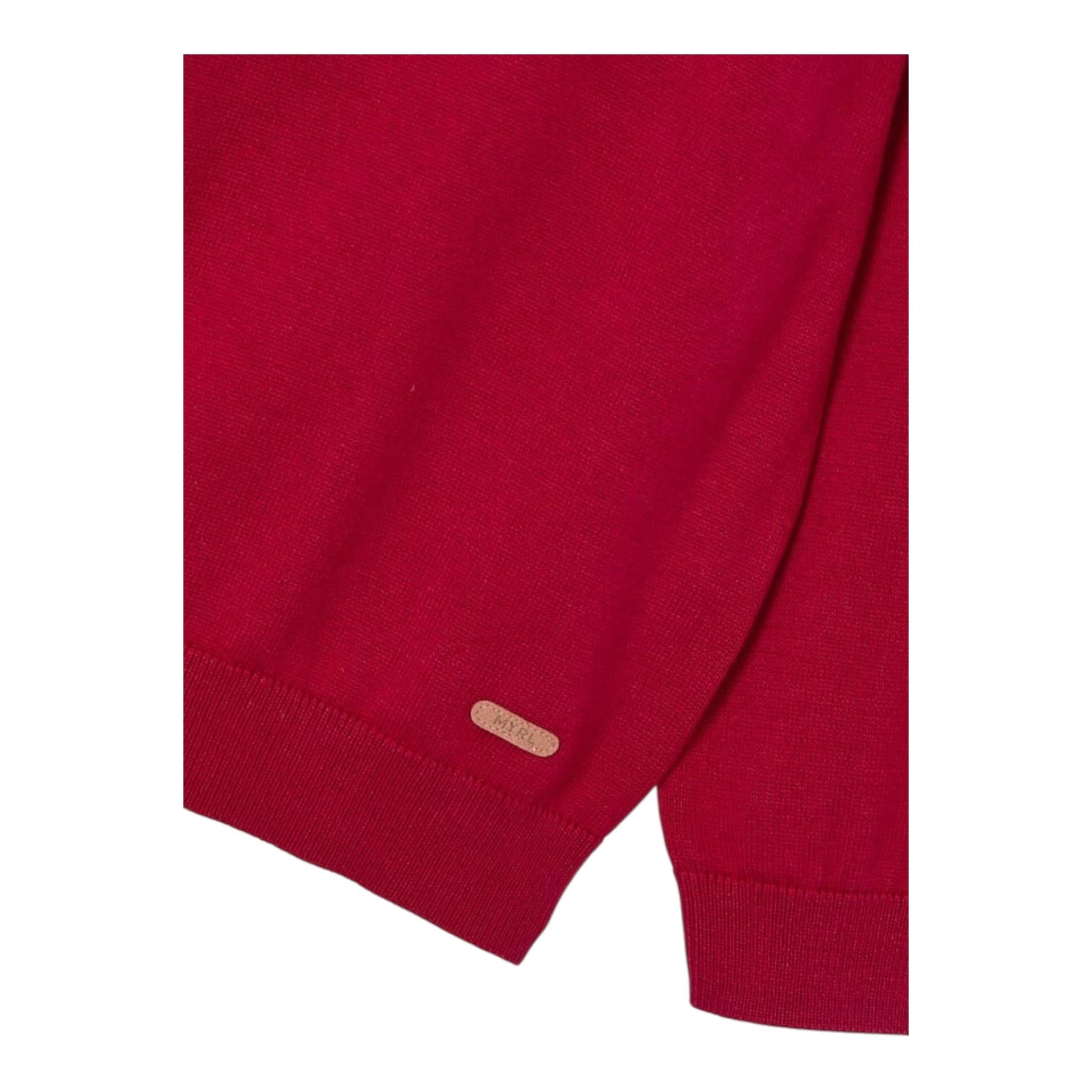 MAYORAL maglia girocollo tinta unita Rosso per Bambino 323XX ROSSO MAYORAL