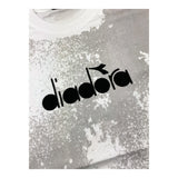 DIADORA t-shirt girocollo tinta unita con stampa in contrasto Bianco per Bambino F4DIJGTH045 BIANCO DIADORA