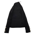 GAELLE maglia tinta unita mezzo collo con logo Nero per Bambina 2741W00400 NERO GAELLE