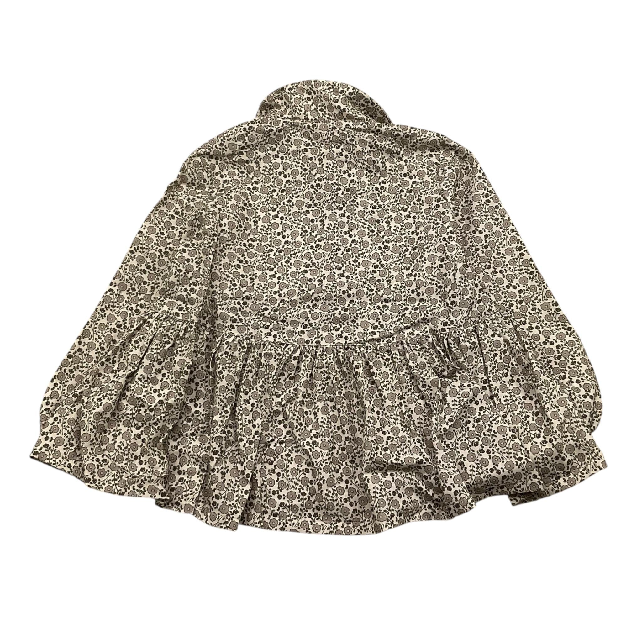 CAFFE' D'ORZO camicia manica lunga fantasia floreale Verde per Neonata ZV5010 VERDE CAFFE' D'ORZO