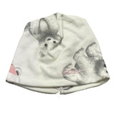 LE BEBE' cappello tinta unita con stampe orsi Bianco per Neonata LBG6000 BIANCO LE BEBE'