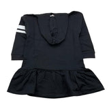 MONNALISA abito manica lunga tinta unita con cappuccio Nero per Bambina 178900R1 NERO MONNALISA