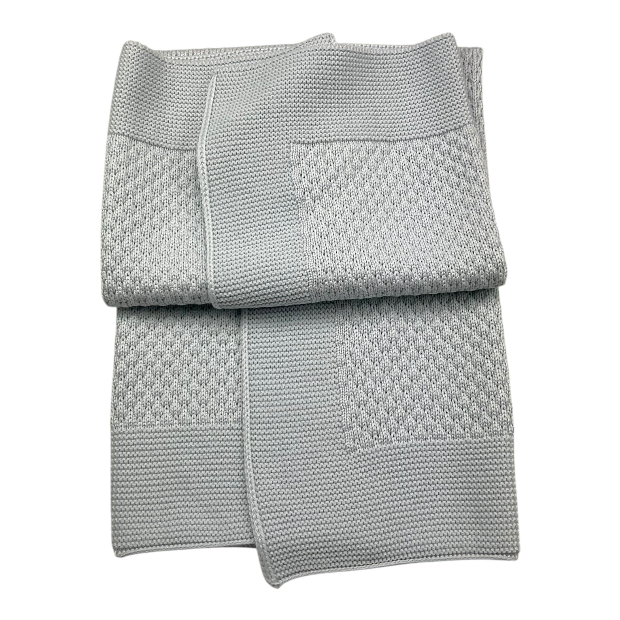 LITTLE BEAR coperta tinta unita con ricami Azzurro per Neonato 9100 AZZURRO LITTLE BEAR