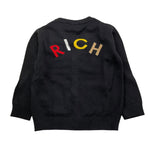 JOHN RICHMOND cardigan tinta unita con bottoni Nero per Neonato RIA24090CDX NERO JOHN RICHMOND