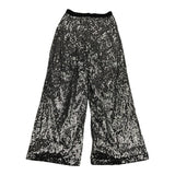 TWINSET pantalone modello a palazzo con paillettes Argento per Bambina 242GJ2351 ARGENTO TWINSET