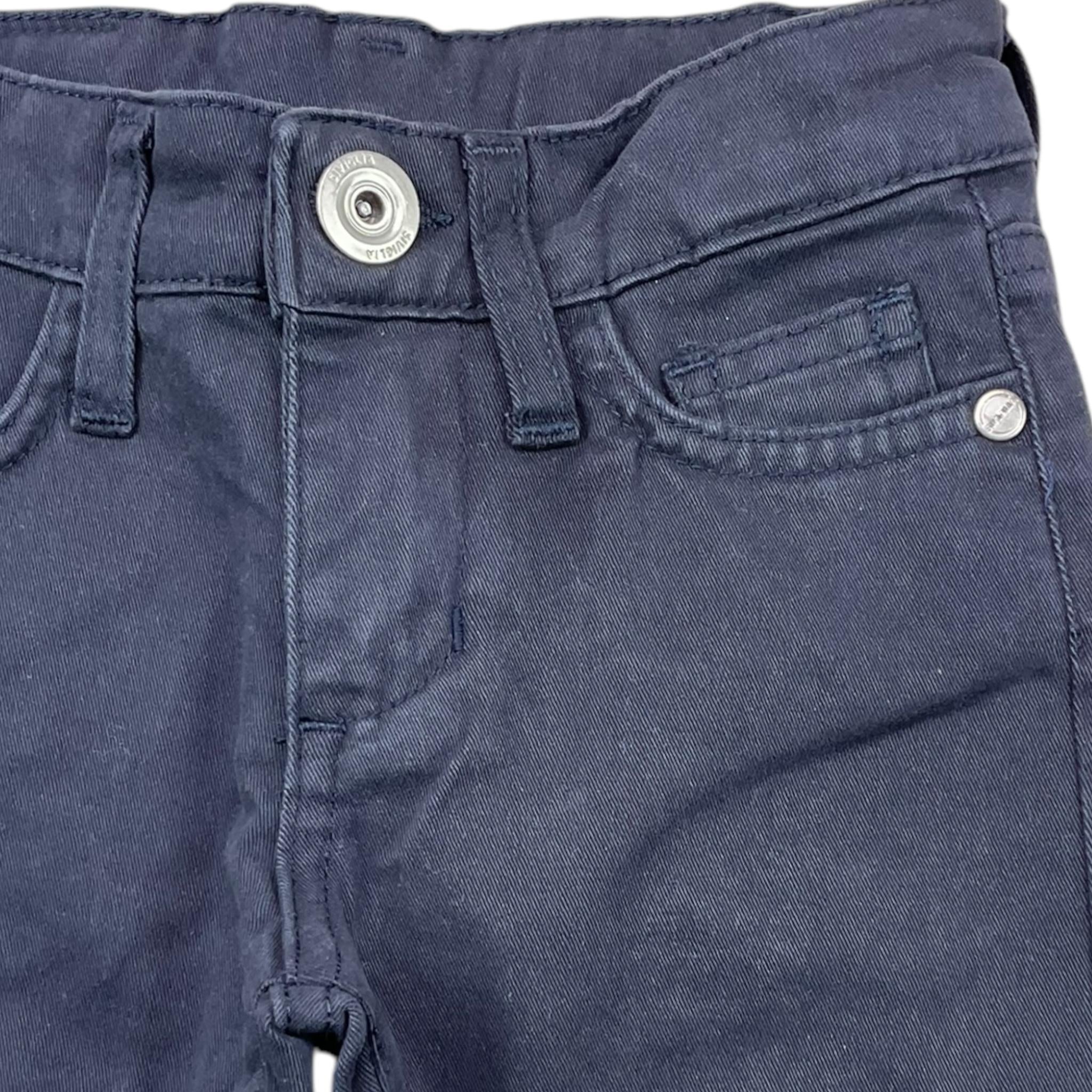 SIVIGLIA pantalone tinta unita con girovita regolabile Blu per Bambino SVBPT00528 BLU SIVIGLIA