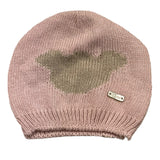 LE BEBE' cappello tinta unita con orso Rosa per Neonata LBG5935R ROSA LE BEBE'