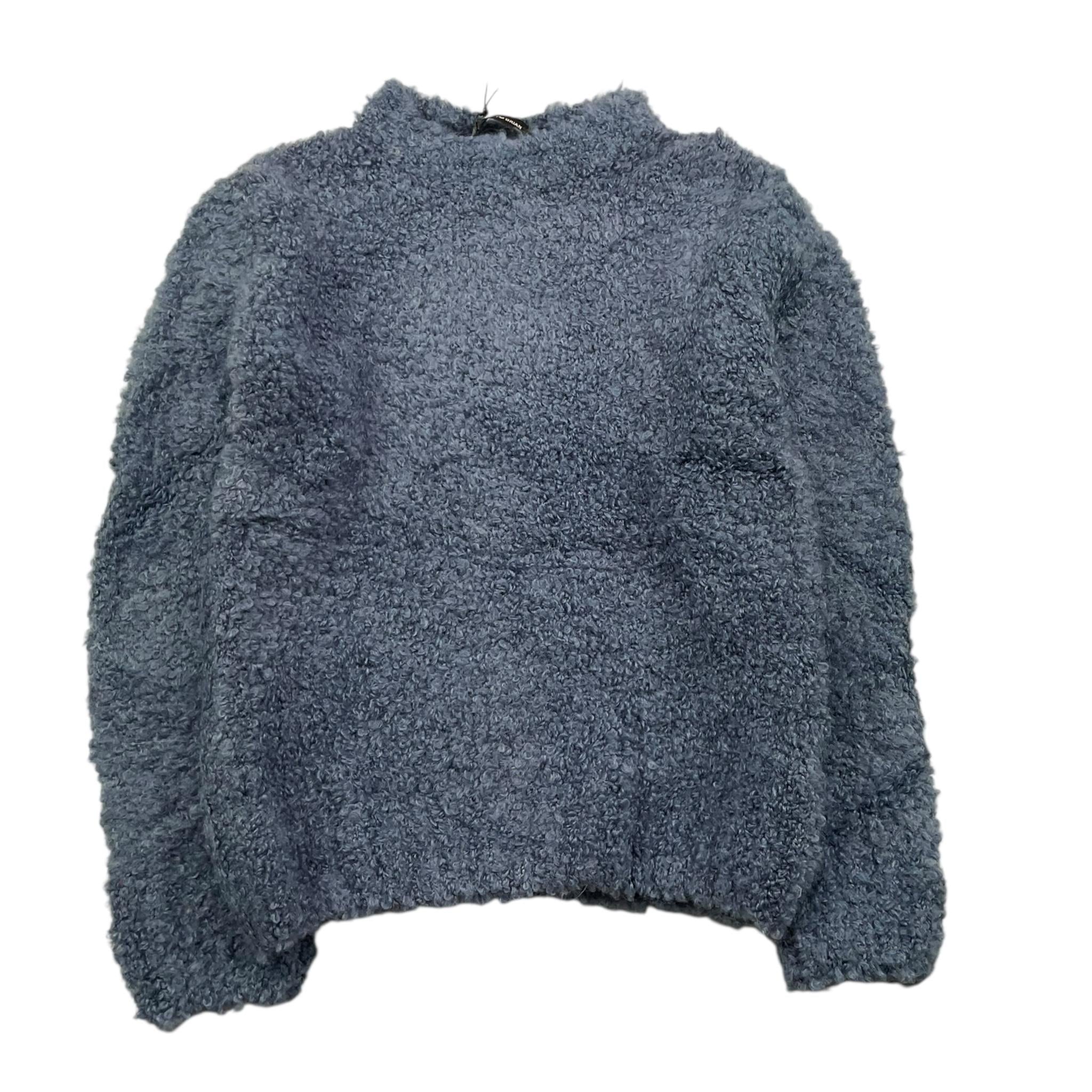 I'M BRIAN maglia tinta unita girocollo in teddy Blu per Bambino MA3013JXX BLU I'M BRIAN