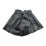 TWINSET short in ecopelle tinta unita Nero per Bambina 242GJ2156 NERO TWINSET