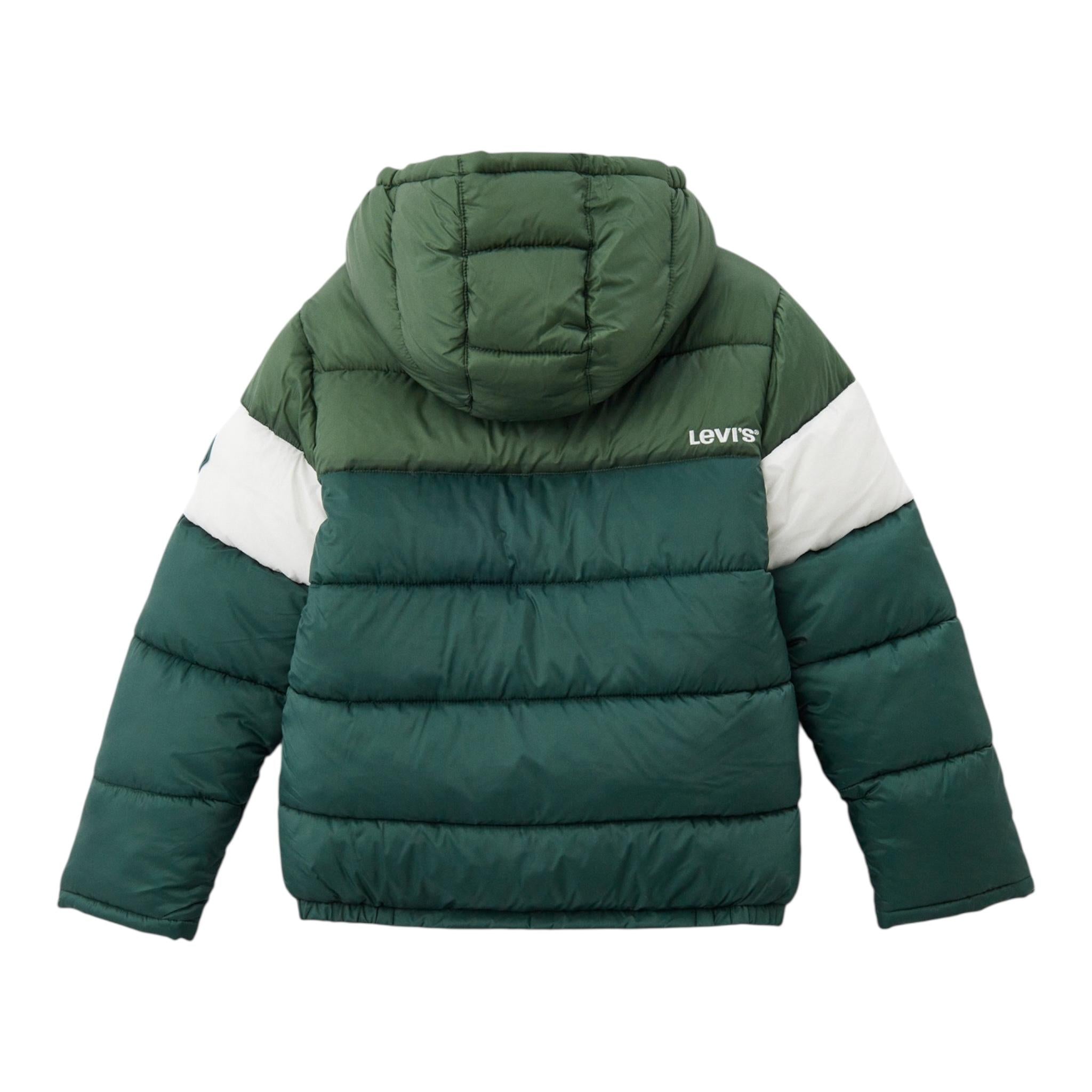 LEVI'S giubbino tinta unita cn cappuccio Verde per Bambino 9EL263 VERDE LEVI'S