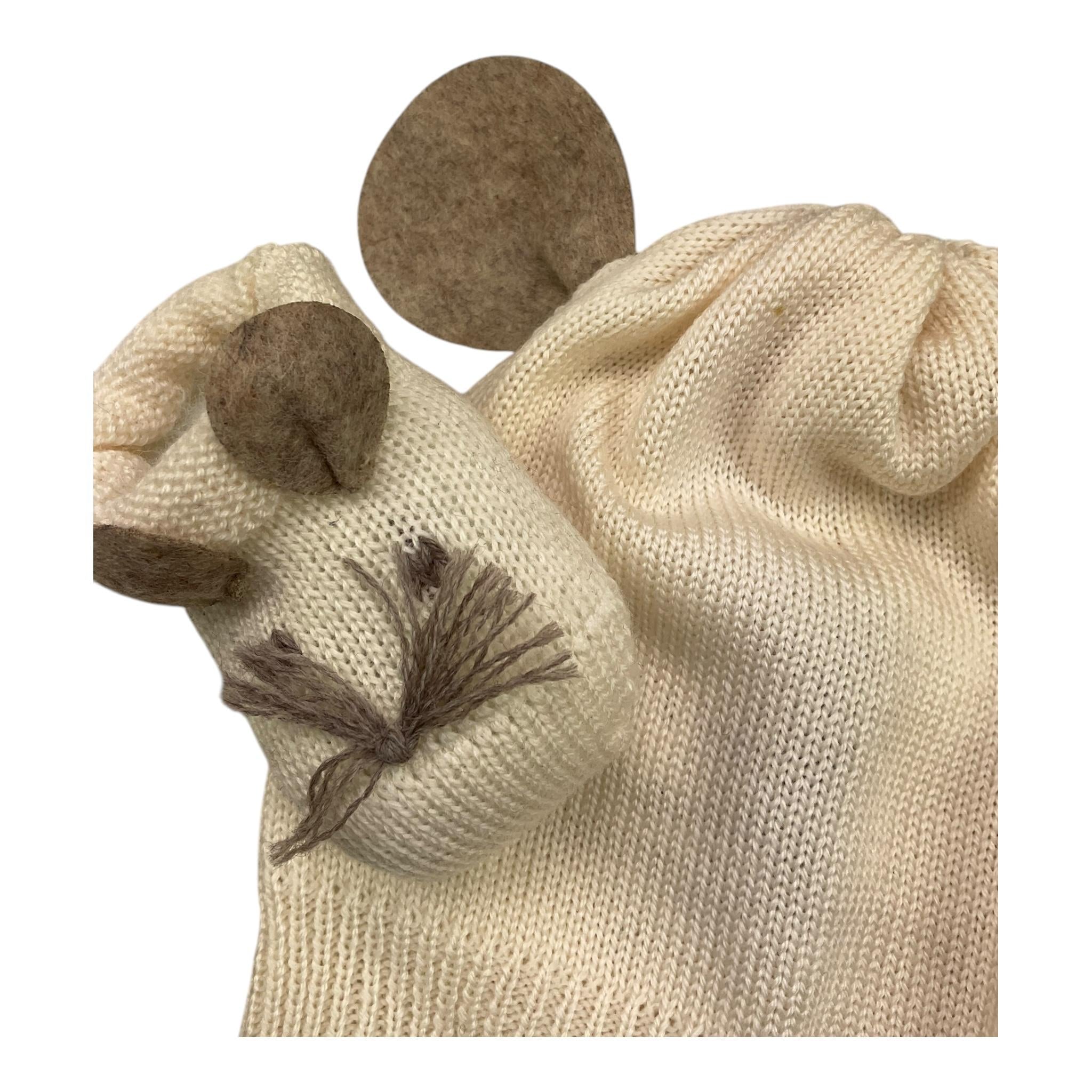 STORY LORIS set babbucce cappello tinta unita Panna per Neonato 21056 PANNA STORY LORIS