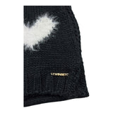 TWINSET sciarpa tinta unita con cuore Nero per Bambina 192GB4243 NERO TWINSET