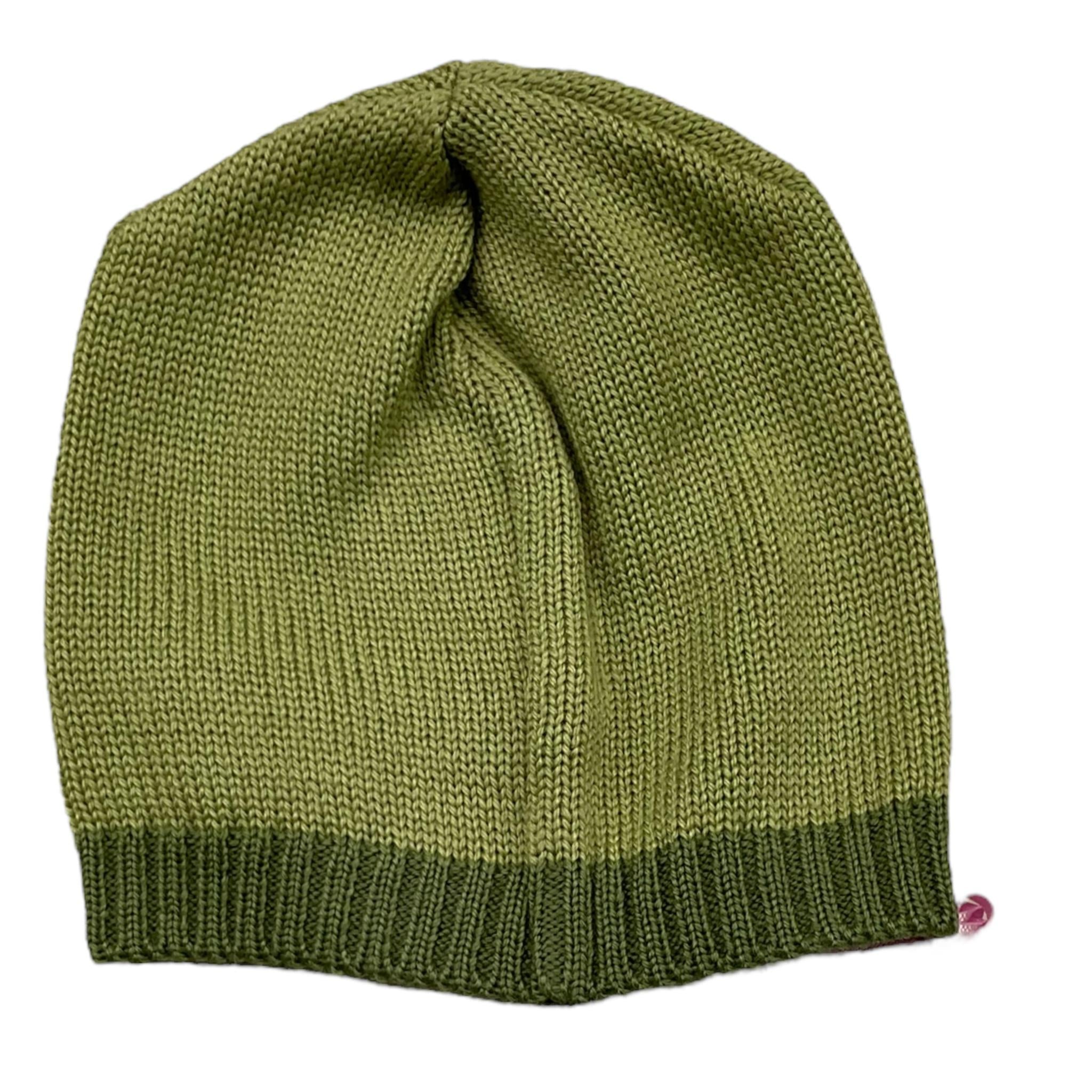 COLORI CHIARI cappello tinta unita con ricami Verde per Neonata FF787176 VERDE COLORI CHIARI