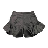 TWINSET short tinta unita in ecopelle Nero per Bambina 232GJ2084 NERO TWINSET