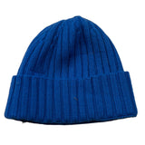 SAINT BARTH cappello tinta unita con logo Cobalto per Bambino WENGEN COBALTO SAINT BARTH