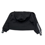 SUNS felpa modello crop tinta unita con cappuccio Nero per Bambina MFS5350D NERO SUNS