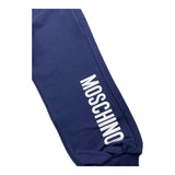 MOSCHINO pantalone tuta tinta unita con stampa logo Blu per Neonato MUP058X BLU MOSCHINO