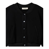 TWINSET bomber tinta unita con bottoni Nero per Bambina 242GJ2010 NERO TWINSET