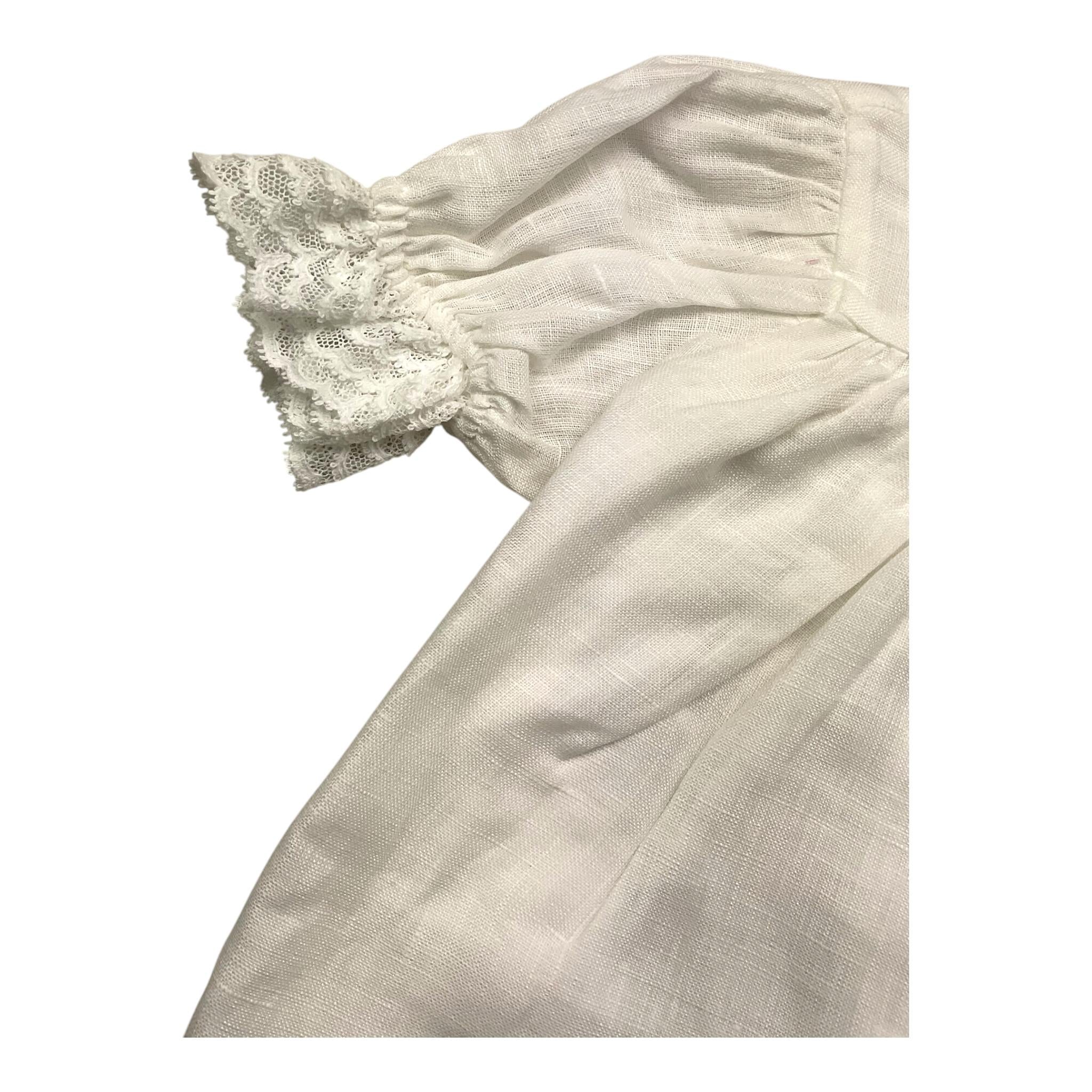 Wedoble Abito Mezza Manica Tinta Unita Bianco Per Neonata V2416704A BIANCO WEDOBLE