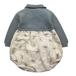 WEDOBLE pagliaccetto bicolore manica lunga Bianco/azzurro per Neonata I2408405 BIANCO/AZZURRO WEDOBLE