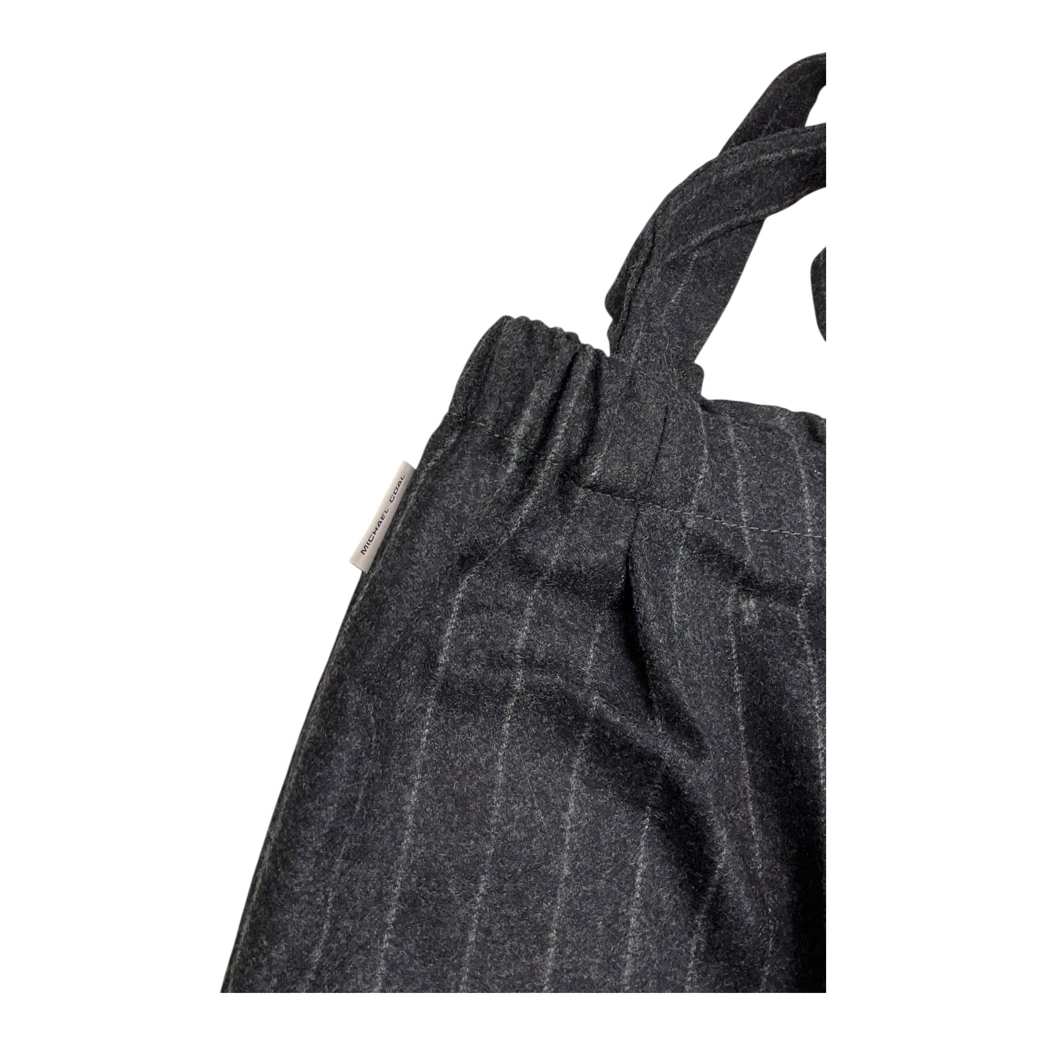 MICHAEL COAL pantalone tinta unita con bretelle Grigio per Bambino LITJHN3993F24 GRIGIO MICHAEL COAL