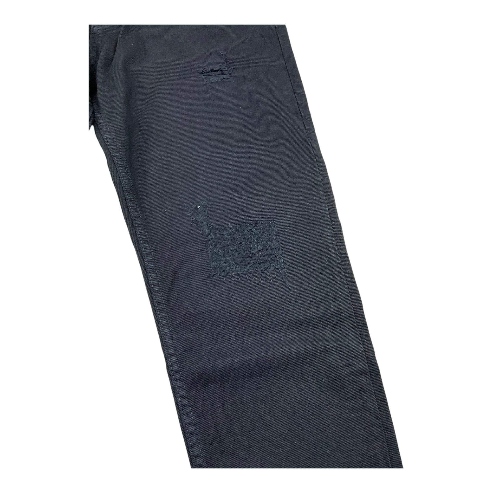 OVER-D pantalone tinta unita con girovita regolabile Nero per Bambino OK383SPN NERO OVER-D