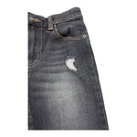 JOHN RICHMOND jeans tinta unita con cuciture in contrasto Nero per Bambino RBA24070JE NERO JOHN RICHMOND