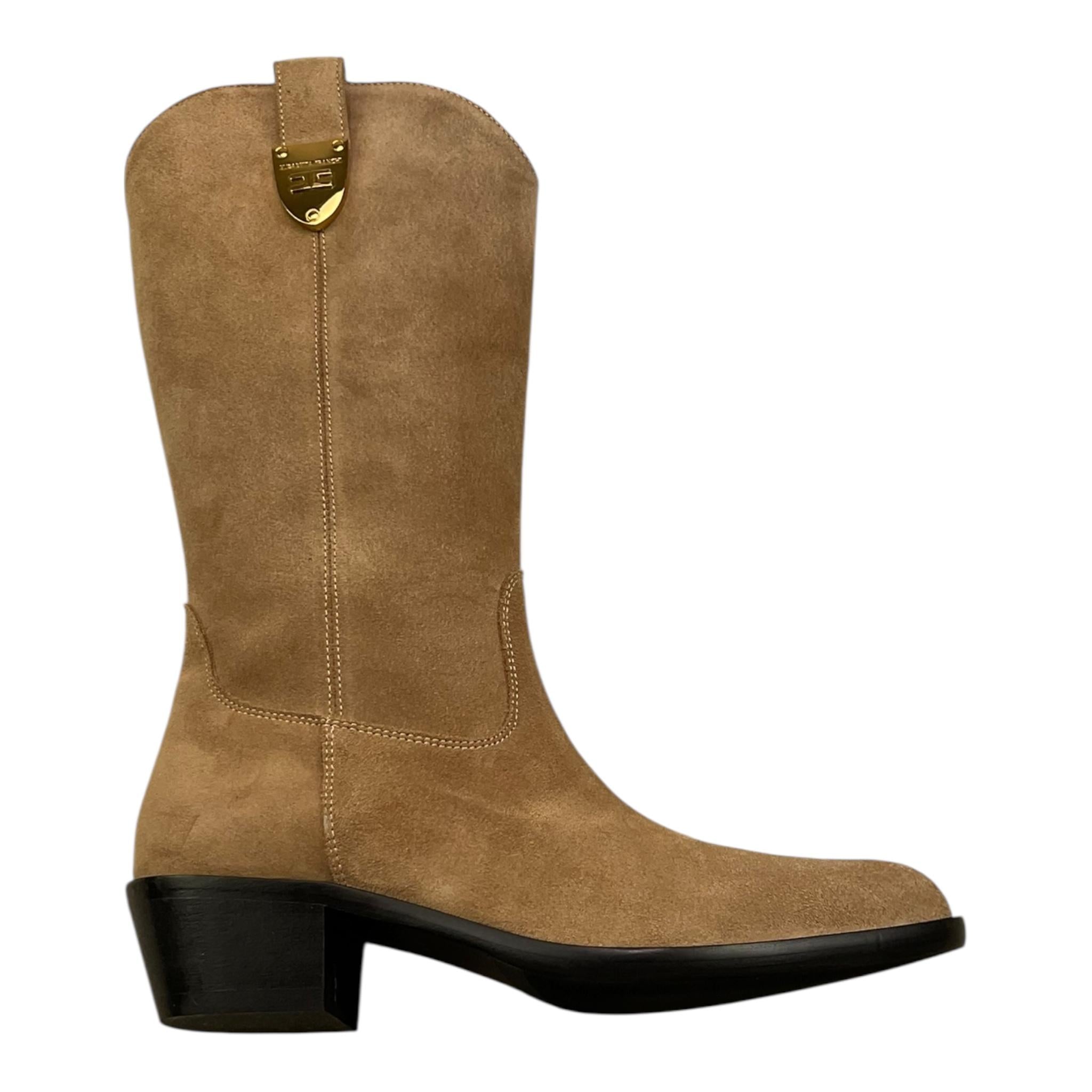 ELISABETTA FRANCHI stivale tinta unita con tacchetto Cammello per Bambina F4A6E0155 CAMMELLO ELISABETTA FRANCHI
