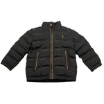 TRUSSARDI giubbino tinta unita con profili in contrasto Nero per Neonato TIA25066PI NERO TRUSSARDI