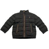 TRUSSARDI giubbino tinta unita con profili in contrasto Nero per Neonato TIA25066PI NERO TRUSSARDI