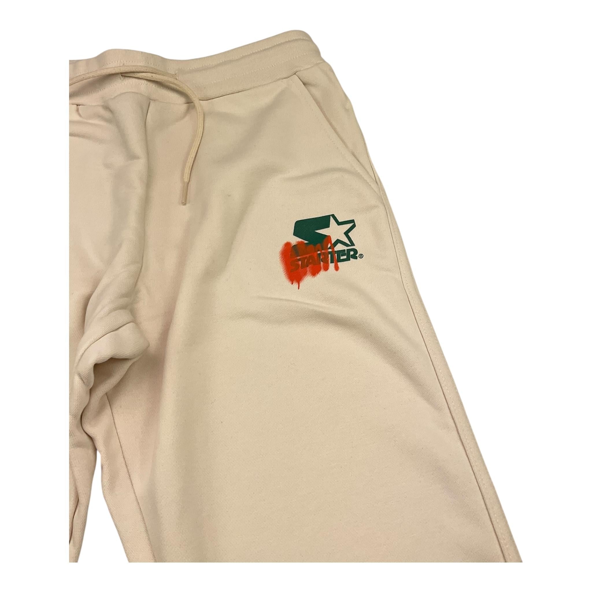 STARTER pantalone tuta stampa logo Crema per Bambino 1291 CREMA STARTER