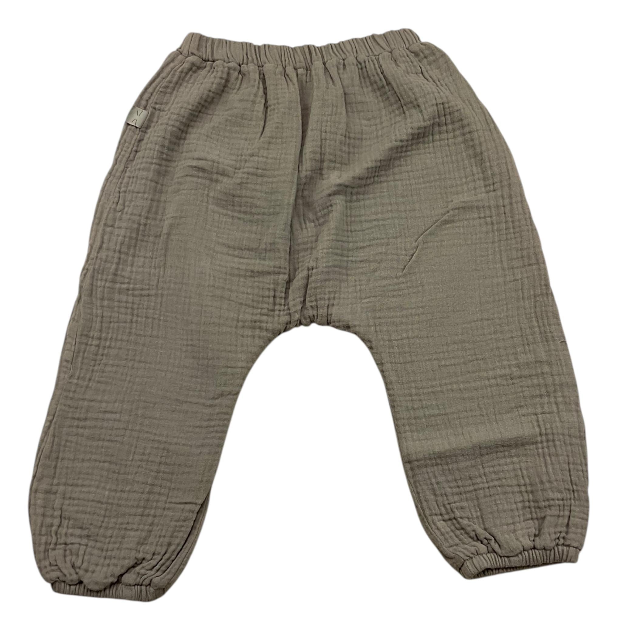 TEDDY E MINOU pantalone tinta unita cn elastico in vita Grigio per Neonato I22PT009C56041 GRIGIO TEDDY E MINOU