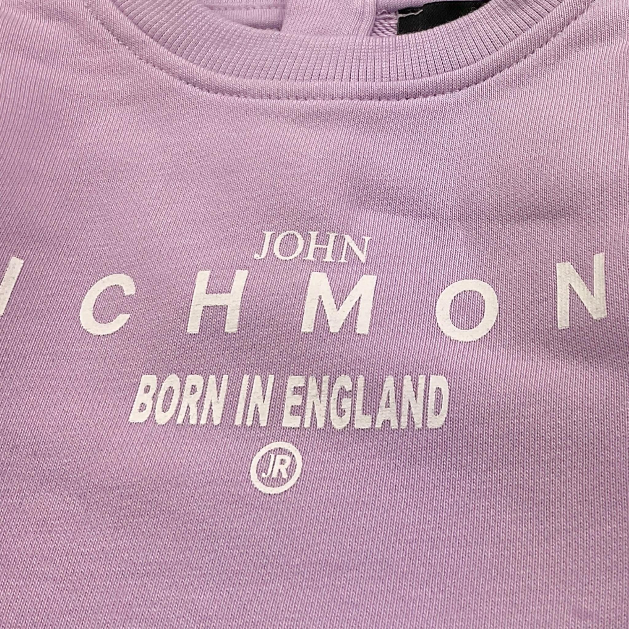 JOHN RICHMOND abito modello felpa tinta unita con logo Lilla per Neonata RIA24002VE LILLA JOHN RICHMOND