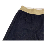 IL GUFO pantalone modello palazzo tinta unita glitterato Blu per Bambina A24PL439M4022 BLU IL GUFO