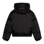 CALVIN KLEIN giubbino tinta unita con zip e cappuccio Nero per Bambina IG0IG02683 NERO CALVIN KLEIN